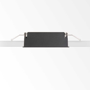 Spot dreptunghiular / Proiector LED incastrabil design slim Lika 10w 3000k negru 142845 universul-luminii.ro