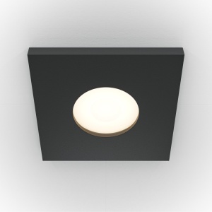 Spot incastrabil design tehnic IP65 Stark negru 8,4x8,4cm 183135 universul-luminii.ro