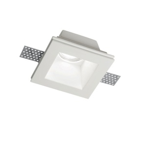 Spot incastrabil din gips alb, SAMBA FI1 SQUARE 139029