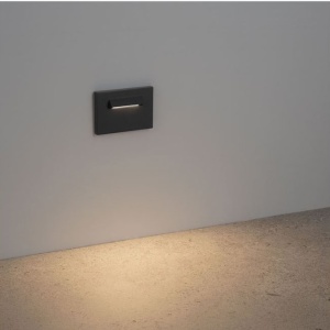 Spot incastrabil exterior LED 3000K, IP65 RECTO gri inchis - Img 4