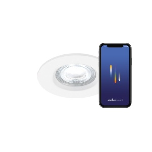 Spot incastrabil LED RGB CCT, IP65 Don Smart Color alb - Img 1