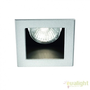 Spot incastrabil pt. tavan fals 9x9cm, FUNKY FI1 ALLUMINIO 083223