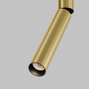 Spot LED, accesoriu pentru sinele monofazate Unity, Dual negru/alama 164215 universul-luminii.ro