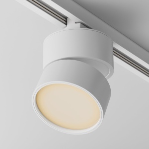 Spot LED, accesoriu pentru sinele monofazate Unity, ONDA 2700K alb - Img 1