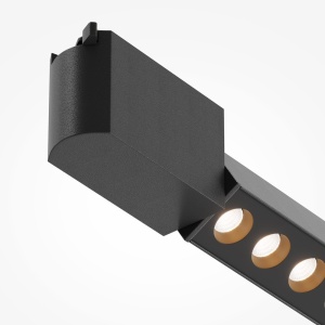 Spot LED, accesoriu pentru sinele monofazate Unity, Points Rot 3000K negru - Img 3