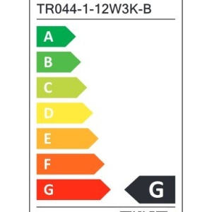 Spot LED, accesoriu pentru sinele monofazate Unity, Rim negru 3000K - Img 3