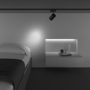 Spot LED, accesoriu pentru sinele trifazate Trinity, Vuoro negru 3000K 130955 universul-luminii.ro
