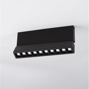 Spot LED aplicat ajustabil PAD 15W negru - Img 3