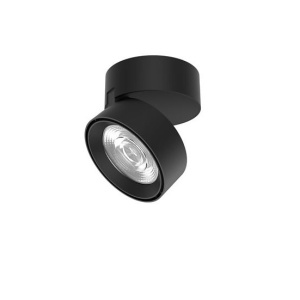 Spot LED aplicat ajustabil perete/tavan UNIVERSAL negru - Img 1