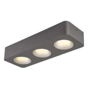 Spot LED aplicat aluminiu gri HANGARAU 3 - Img 1