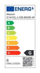 Spot LED aplicat directionabil Focus T alb 226095 universul-luminii.ro