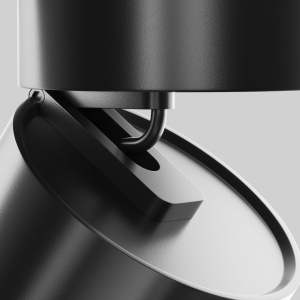 Spot LED aplicat directionabil Onda negru 2700K - Img 5