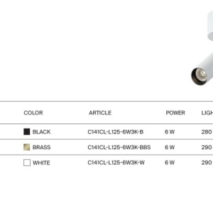 Spot LED aplicat directionabil stil minimalist Focus T alama - Img 10