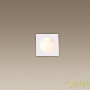 Spot LED cu protectie IP54, diam.6,5cm, alb, TIME H0073 MX