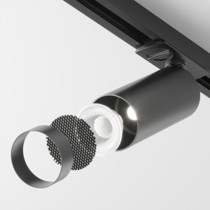 Spot LED dimabil, accesoriu pentru sinele monofazate Unity, Focus LED negru - Img 5