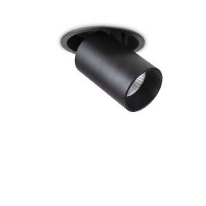 Spot LED directionabil, incastrabil pentru tavan fals NOVA 12W 3000K BK 248189 IDL
