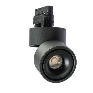 Spot LED directionabil pe sina Costa TRACK 3Line 12W 4000K negru 98635 universul-luminii.ro