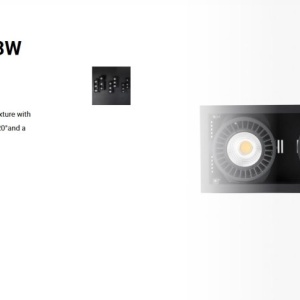 Spot LED incastrabil COLIN-3 Black recessed 72-108W 4000K 20° 110055 universul-luminii.ro