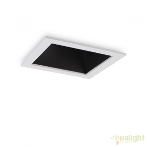 Spot LED incastrabil design modern GAME FI1 SQUARE alb / negru 192352 - Img 1