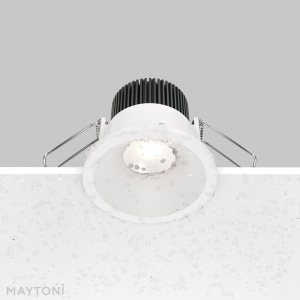 Spot LED incastrabil design modern IP44 Zoom alb - Img 4