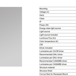 Spot LED incastrabil iluminat ambiental PLAS RCT 3000K - Img 3