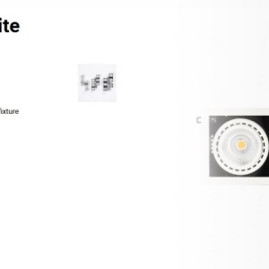 Spot LED incastrabil MINI COLIN-3 White recessed 54-75W 3000K 20° 110135 universul-luminii.ro