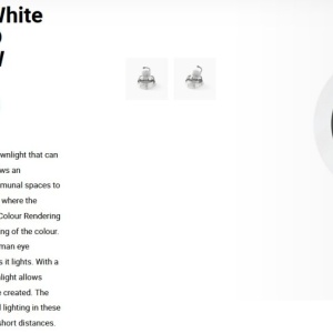 Spot LED incastrabil MINI-OPTIC White downlight LED CRI95 17/24W 2700K 20° 1810/2470 lm 110575 universul-luminii.ro