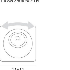 Spot LED incastrabil modern Technical Spot 169135 universul-luminii.ro