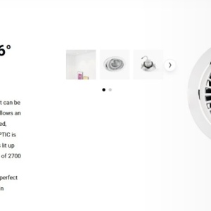 Spot LED incastrabil OPTIC White downlight LED 18/25W 2700K 56° 2100/2775 lm 110865 universul-luminii.ro