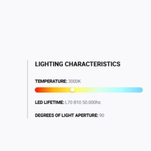 Spot LED incastrabil recessed white 13W 18cm 90 grade 3000K CRI90 triac 210245 universul-luminii.ro