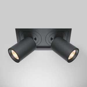 Spot LED incastrabil rotativ retractabil Hidden 2 negru 146965 universul-luminii.ro