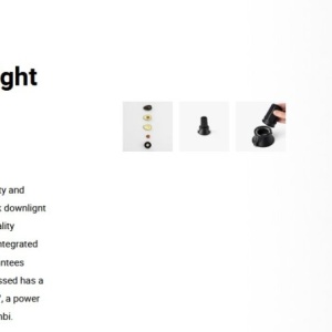 Spot LED incastrabil TULIPA Black recessed downlight 7W 15° 2700K CRI90 casambi 110915 universul-luminii.ro