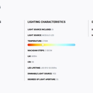 Spot LED incastrabil TULIPA White recessed downlight 10W 55° 2700K CRI90 triac 112935 universul-luminii.ro