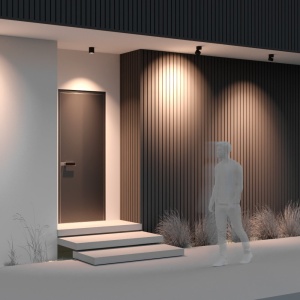 Spot LED rotativ pentru exterior IP54 Spin grafit 147355 universul-luminii.ro
