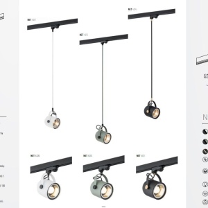 Spot pe sina NET negru/auriu / Accesoriu pentru sinele trifazate ARGON T-RACK - Img 6