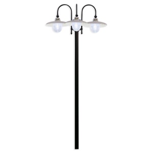 Stalp clasic pentru exterior realizata manual CAMPOBASSO, H-240cm