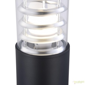 Stalp de exterior cu protectie IP54, Bronx negru H-79,6cm 179225 universul-luminii.ro