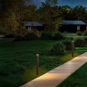 Stalp de exterior LED 3000K, IP65 BAST H-65cm corten - Img 2