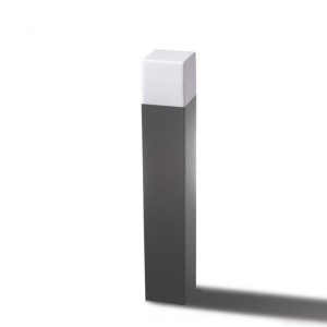 Stalp de iluminat exterior modern IP54 SORANO H-50cm gri