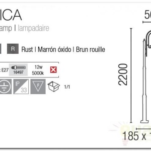 Stalp exterior inaltime 220cm Nautica 71116 46965 universul-luminii.ro
