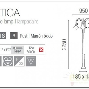 Stalp exterior inaltime 225cm Nautica 71118 46975 universul-luminii.ro