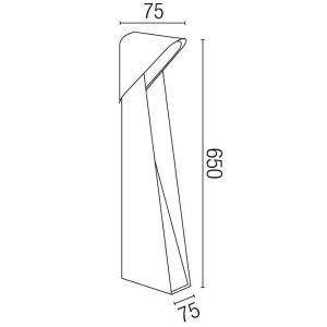 Stalp exterior IP44 Bird 75513 52785 universul-luminii.ro