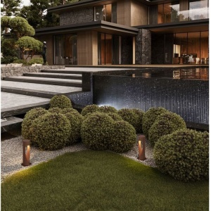Stalp exterior IP65 LED ROW corten H-30cm - Img 4