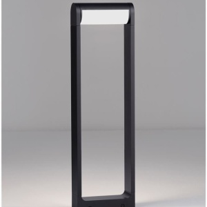 Stalp exterior LED 3000K IP65 Rox negru, H-60cm - Img 9