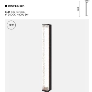 Stalp exterior LED IP65 Floeva H-80cm - Img 7