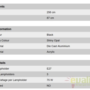 Stalp exterior stil clasic IP43 H256cm Reika negru AL 11-1175/3 schwarz OR 61965 universul-luminii.ro