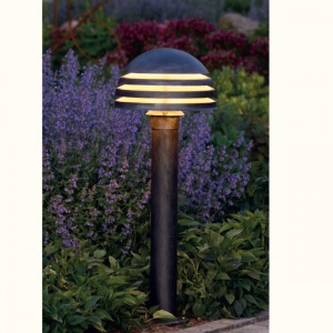 Stalp iluminat exterior din fier forjat, inaltime 106cm, AL 6339