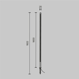 Stalp LED cu tarus iluminat exterior IP65 Pole 160cm 226855 universul-luminii.ro