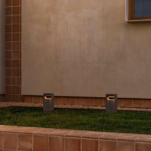 Stalp LED iluminat exterior IP55 GLINT 3000K H-40cm gri - Img 4