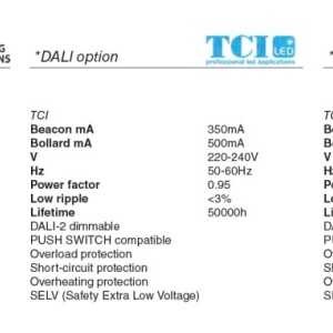 Stalp LED iluminat exterior simetric 180º IP65 RUSH 370cm 2700K CASAMBI 218795 universul-luminii.ro